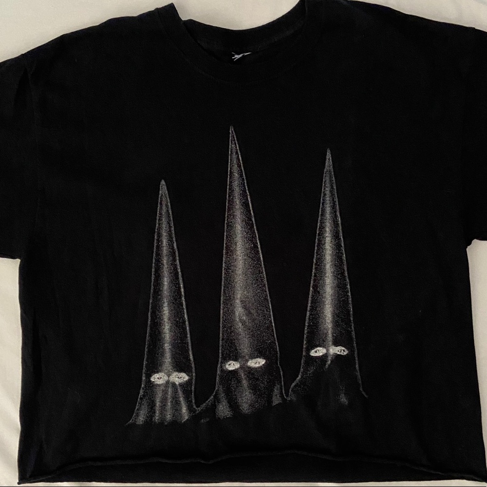 Yeezus Blkkk Skkkn Head Cropped Shirt